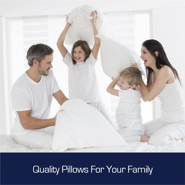 Luxor Hotel Quality Pillows 2 Pack - Australian Made Standard 48x73cm Japara Cotton