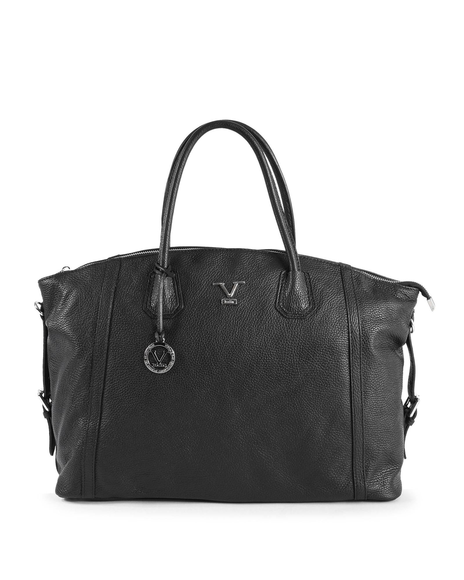V Italia by Versace Leather Handbag - One Size