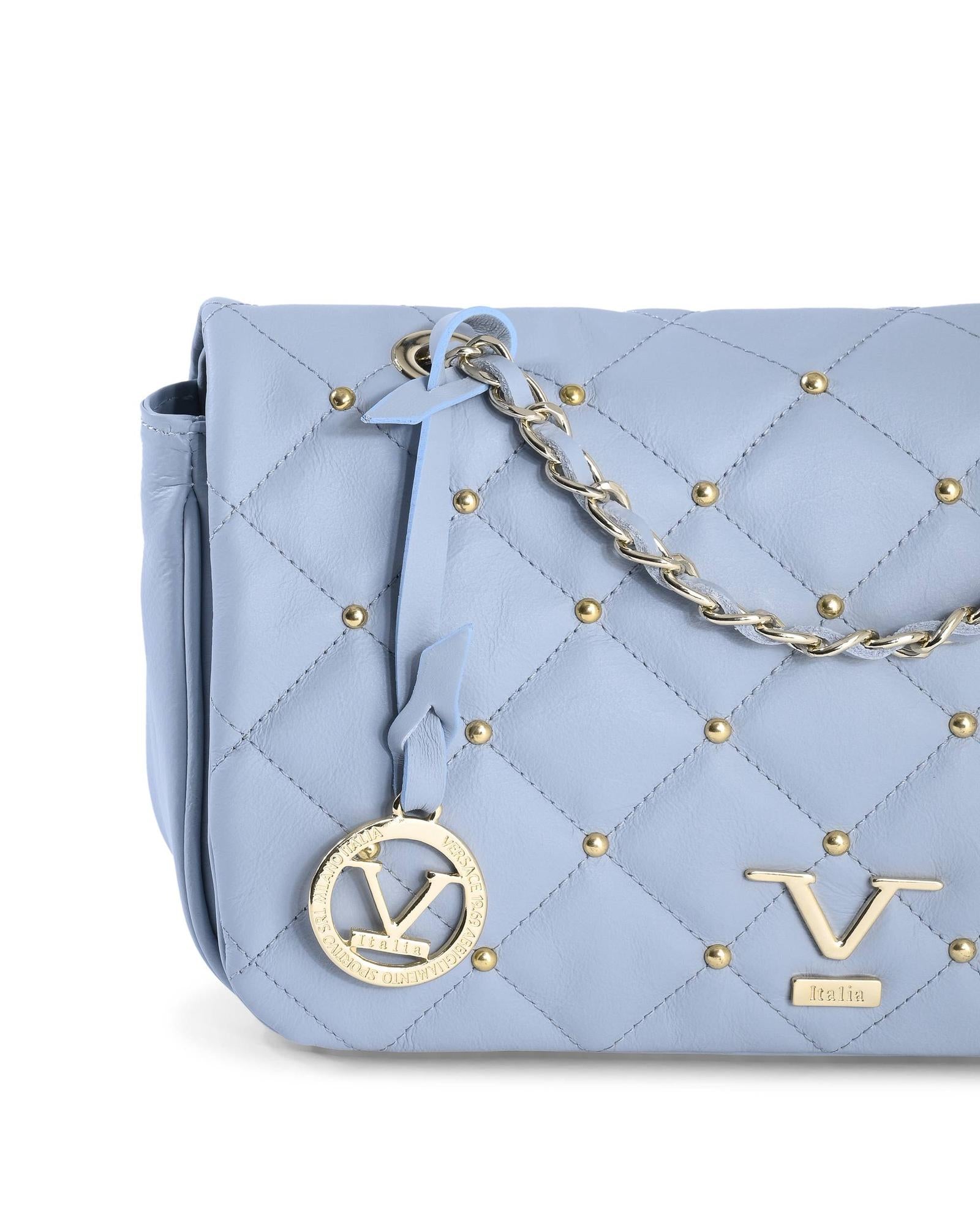 V Italia by Versace 1969 Quilted Leather Shoulder Bag - One Size