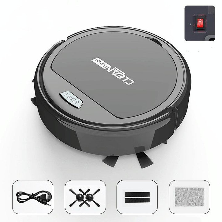 Smart Household Sweeping Robot - Automatic - Black