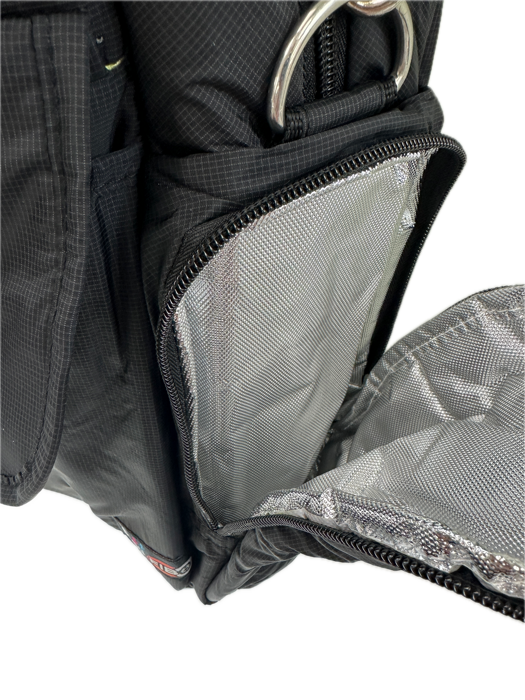 Baby Nappy Diaper Bag - Large Travel Tote with Changing Mat & Insulated Pockets (Black)