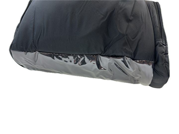 Baby Nappy Diaper Bag - Large Travel Tote with Changing Mat & Insulated Pockets (Black)