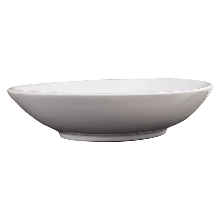 Bathroom Ceramic Oval Above Countertop Basin for Vanity
