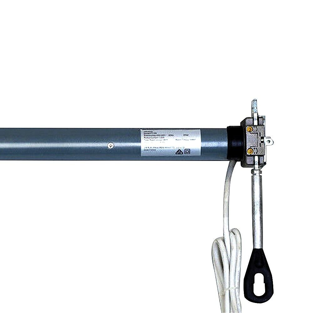 Motorised Outdoor Folding Arm Awning Retractable Sunshade Canopy Grey 5.0m x 2.5m
