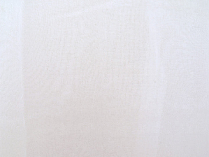 2 Piece Sheer Voile Curtains 580cm Wide 270cm Drop - Pinch Pleat White