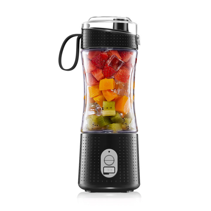 Portable Mini Juicer Black - Rechargeable Electric Fruit Blender Cup