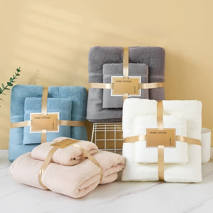 Camel Soft and Absorbent Towel Set - Wrap Towel and Bath Towel Set for Ultimate Comfort Bath towel 140*70cm, face towel 75*35cm