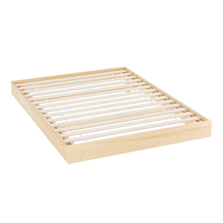 Artiss Bed Frame Queen Size Floating Wooden Base Platform Timber ODIN