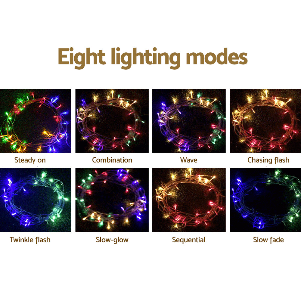 Christmas String Lights 100M 500 LED Multi-Colour - Fairy Lights Jingle Jollys