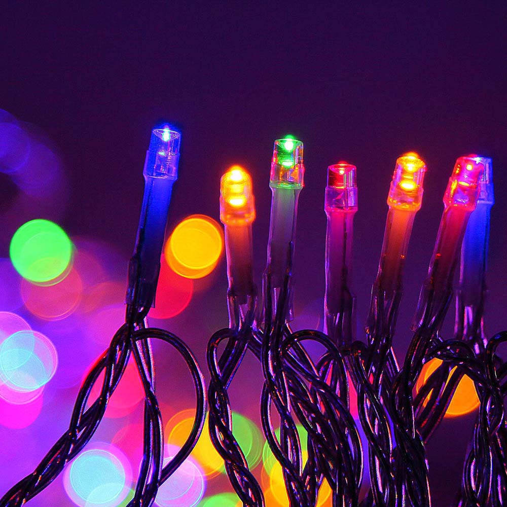 Christmas String Lights 100M 500 LED Multi-Colour - Fairy Lights Jingle Jollys