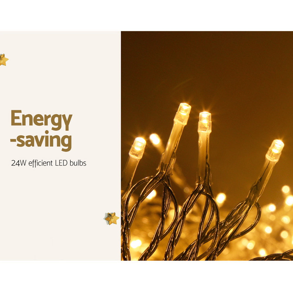 Christmas String Lights 100M 500 LED Warm White - Fairy Lights Jingle Jollys