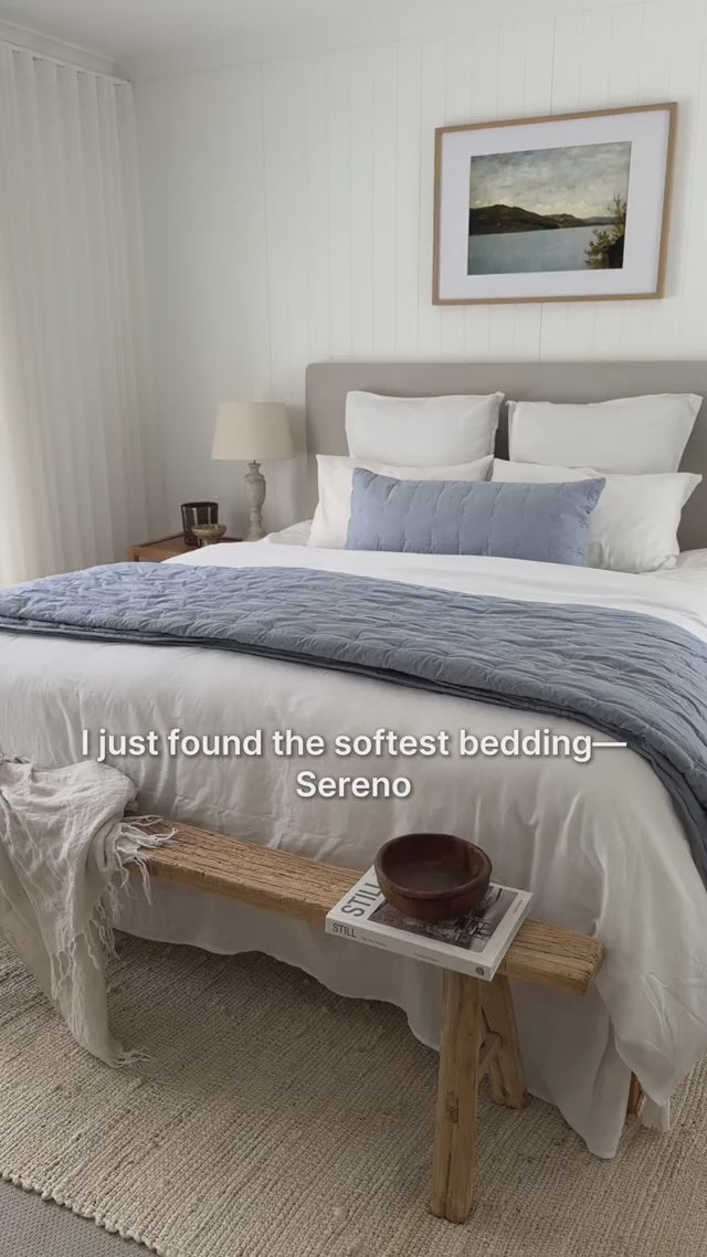 Canningvale French Linen Cotton Sheet Set - Sereno